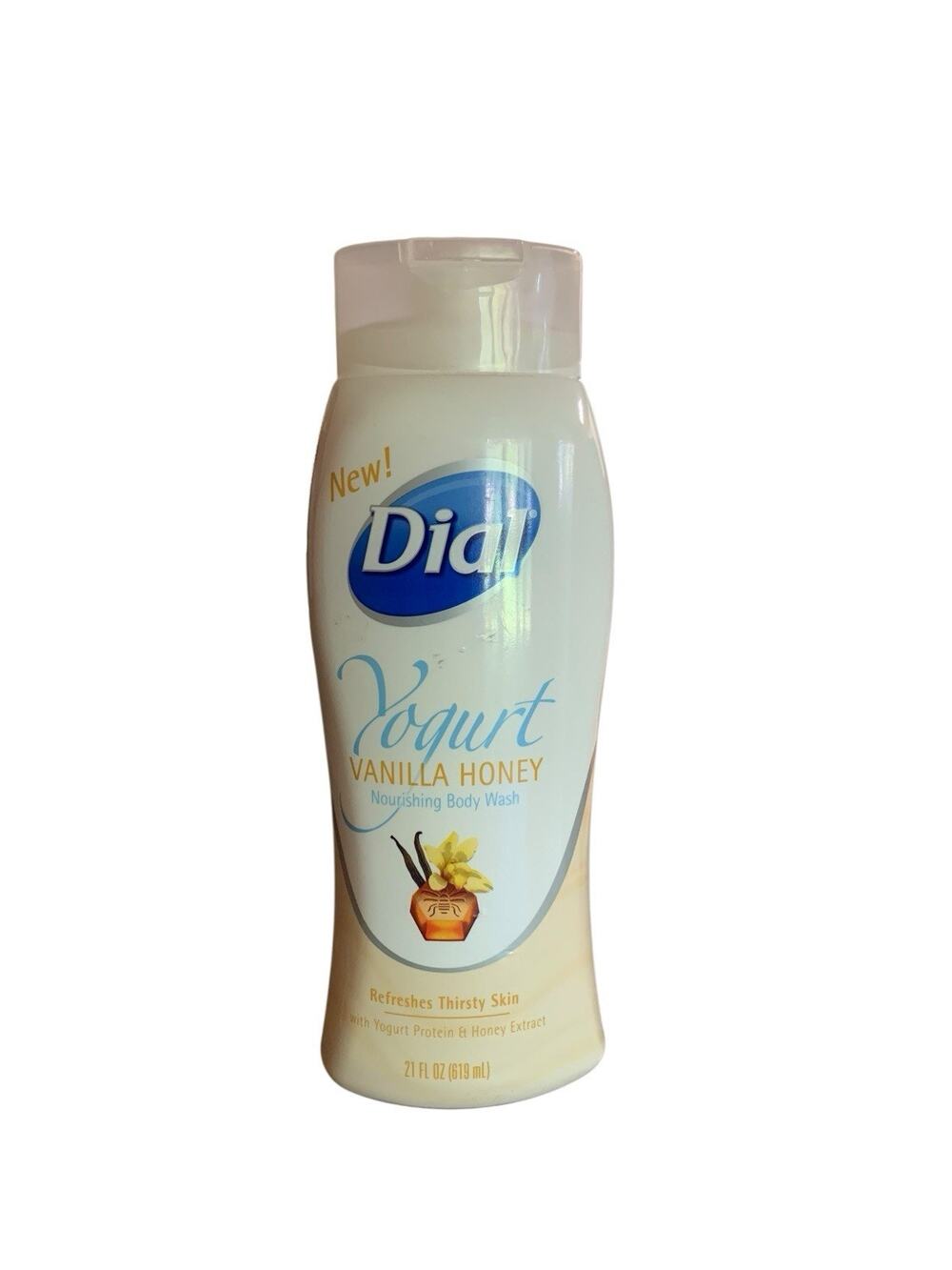 Dial Body Wash Moisturizing Greek Yogurt Vanilla Honey 21 Fl Oz Jumbo Size